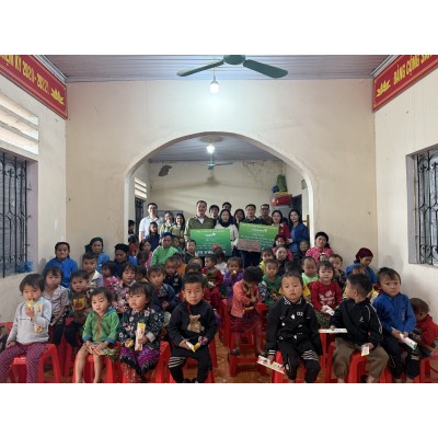 VCBR đồng hành cùng Vietcombank Thanh Xuân: Hành trình “Gieo mầm hy vọng” tại điểm trường Mã Pì Lèng A